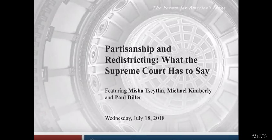 Listen to the NCSL Webinar on Recent Supreme Court Gerrymandering Decisions