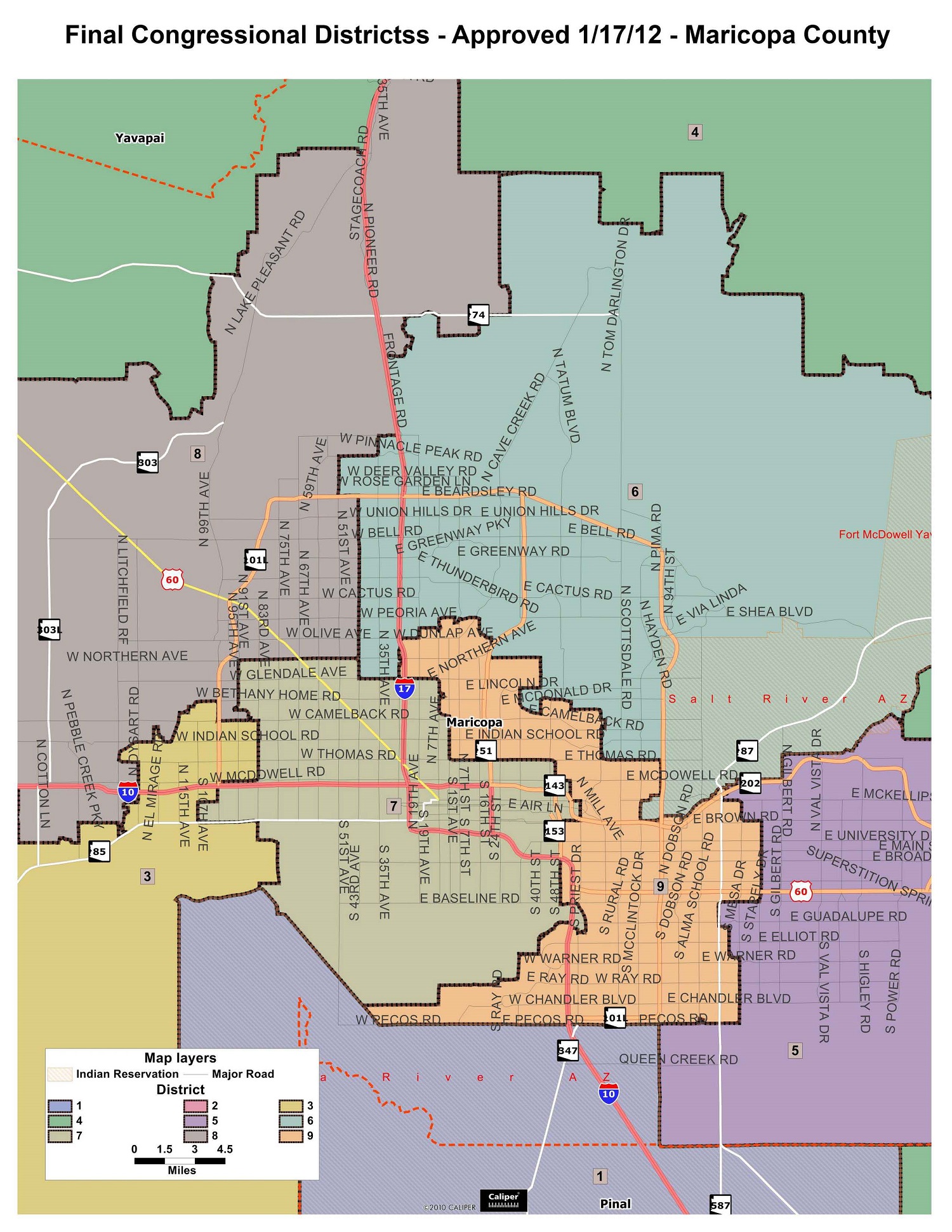 State Redistricting Information For Arizona 4534