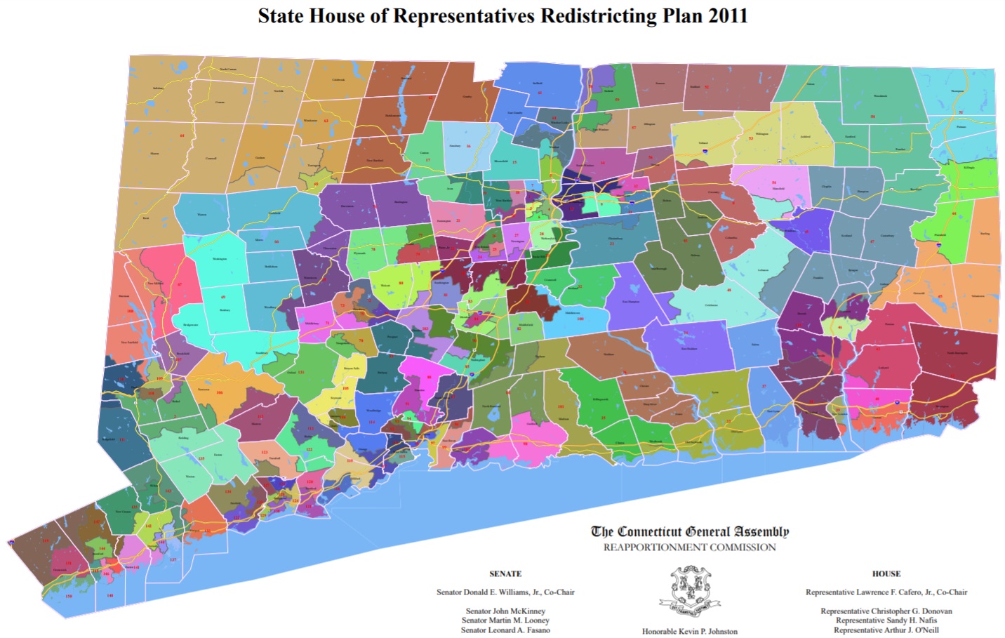 State Redistricting Information For Connecticut