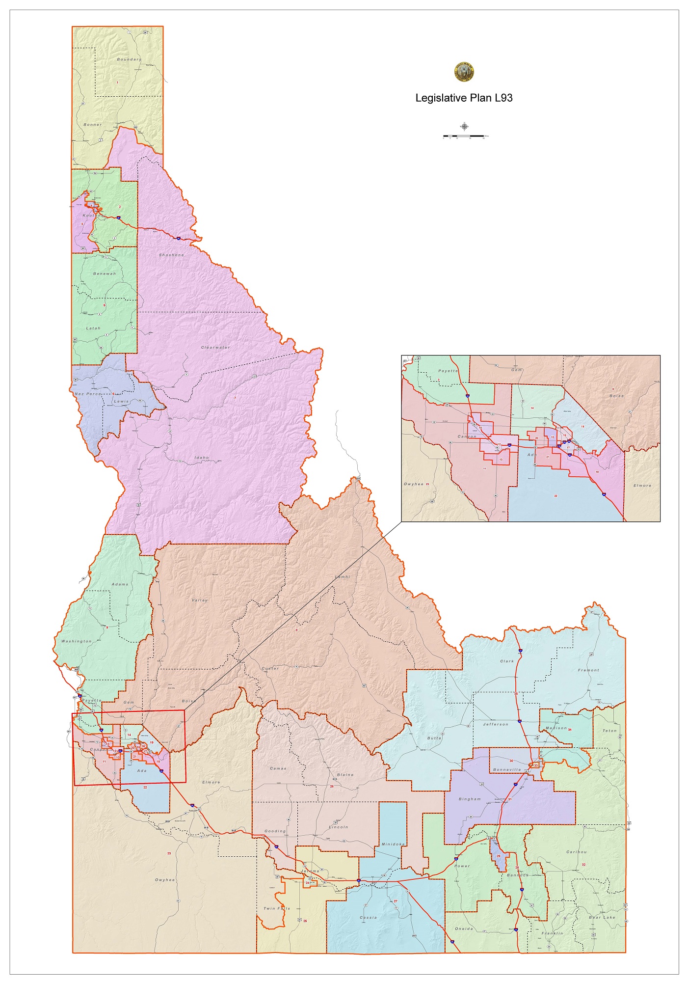 State Redistricting Information For Idaho 5066