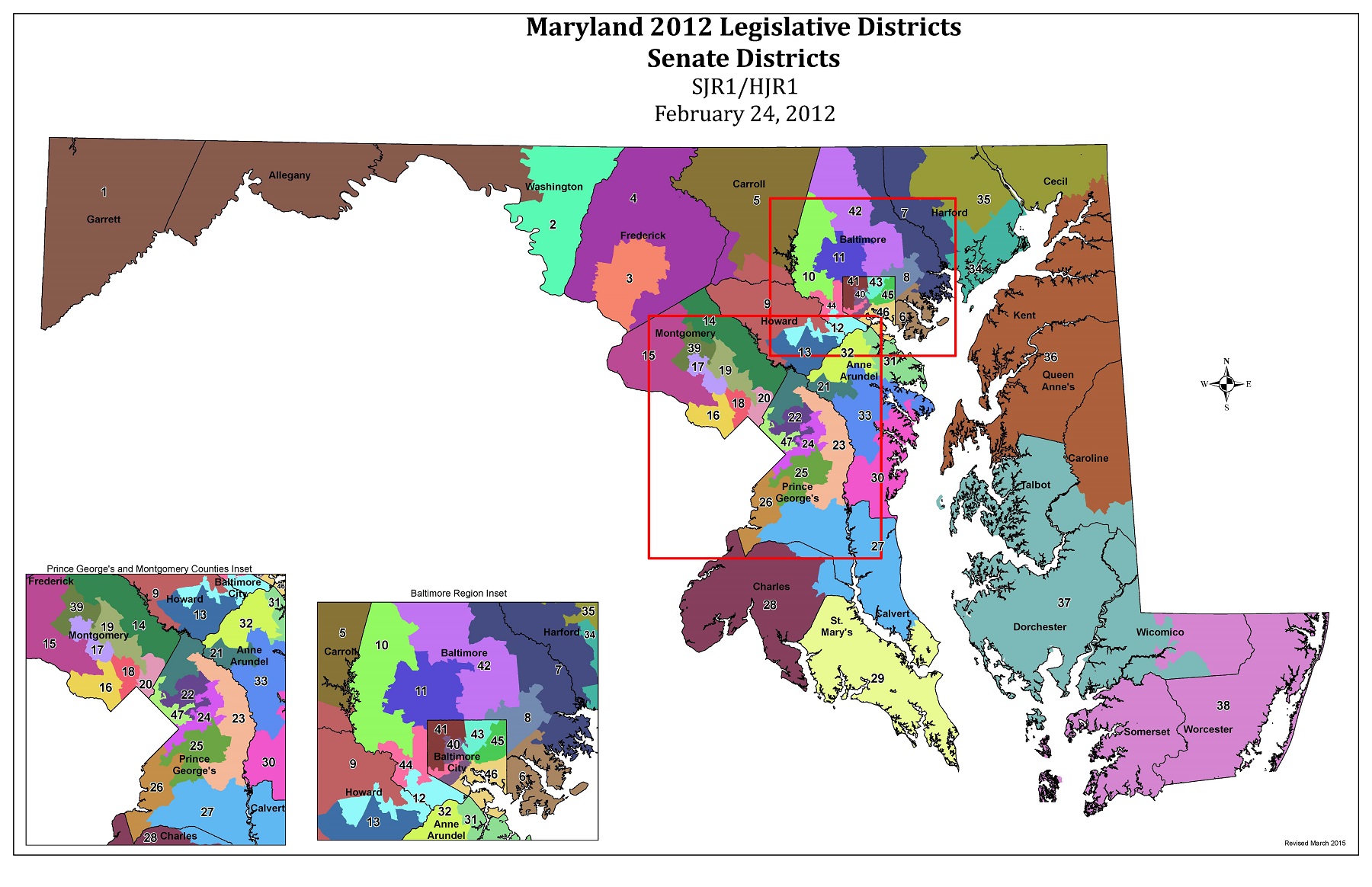 State Redistricting Information For Maryland 2484