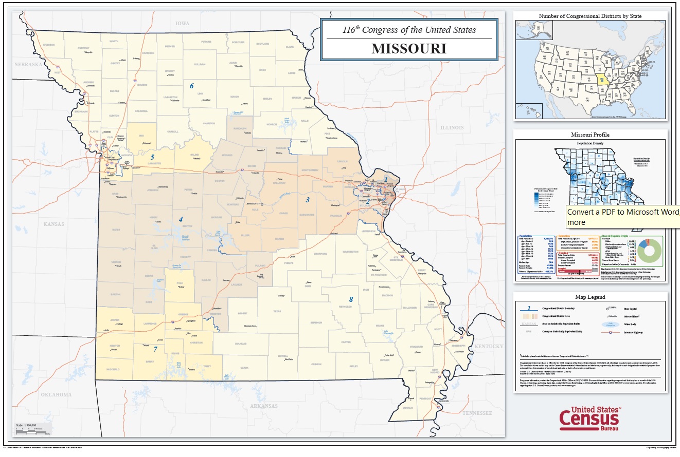 MO Congressional Districts Map