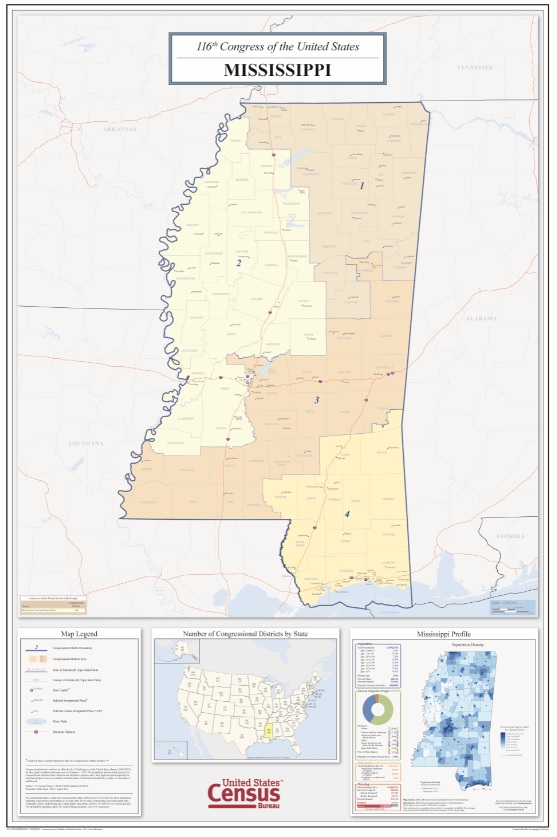 Mississippi Congressional District Map