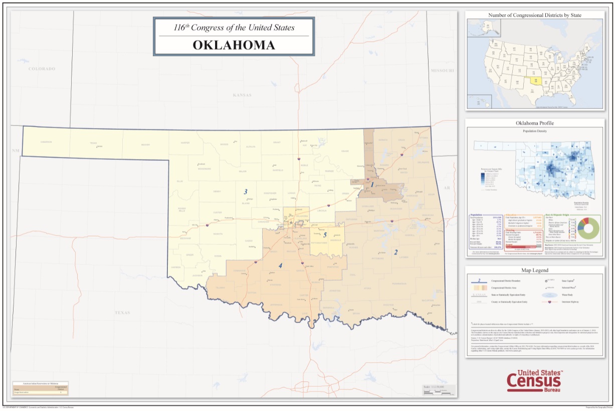 State Redistricting Information For Oklahoma 7206