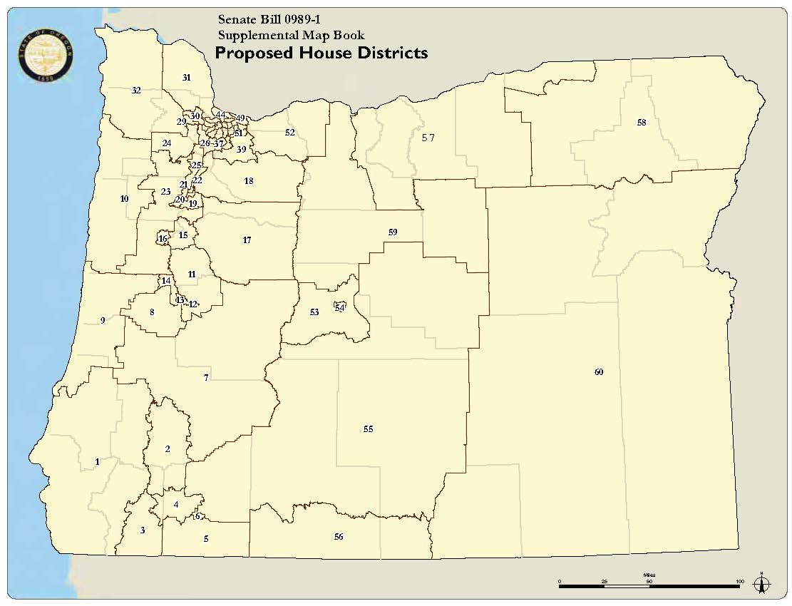 State Redistricting Information For Oregon