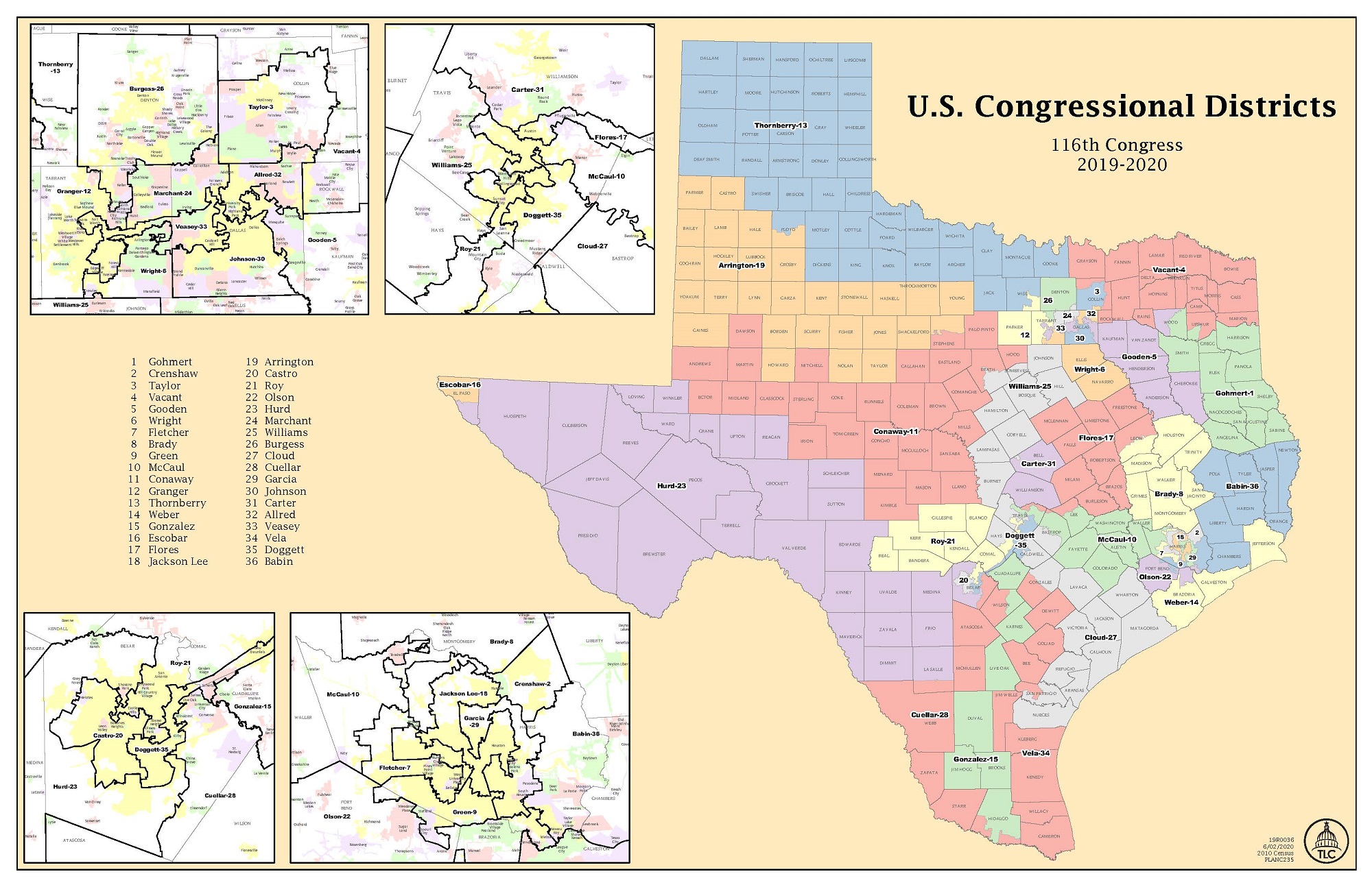 State Redistricting Information For Texas