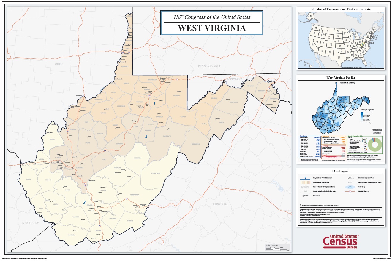 State Redistricting Information For West Virginia 1399