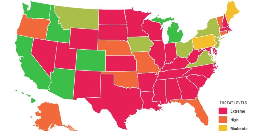 Reform: 2021 Gerrymandering Threat Index by Nonprofit Group “RepresentUs”