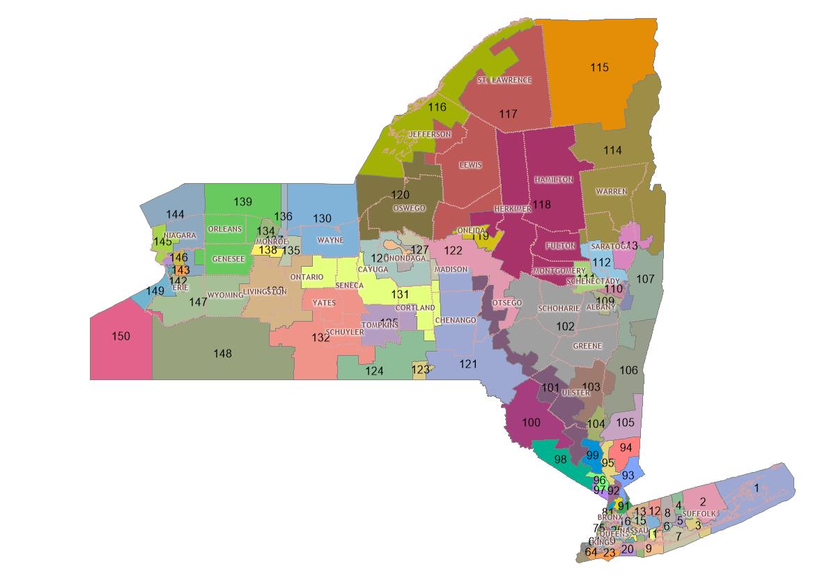 New York State Districts Map - Get Latest Map Update