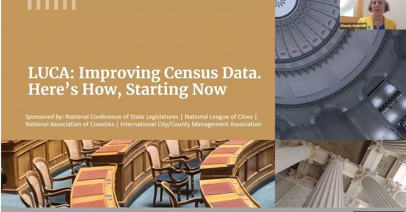Watch: NCSL 2030 Census Prep Webinar – Local Update of Census Addresses